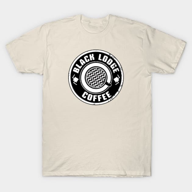 Black Lodge Coffee Alt Print Black Lodge T Shirt TeePublic